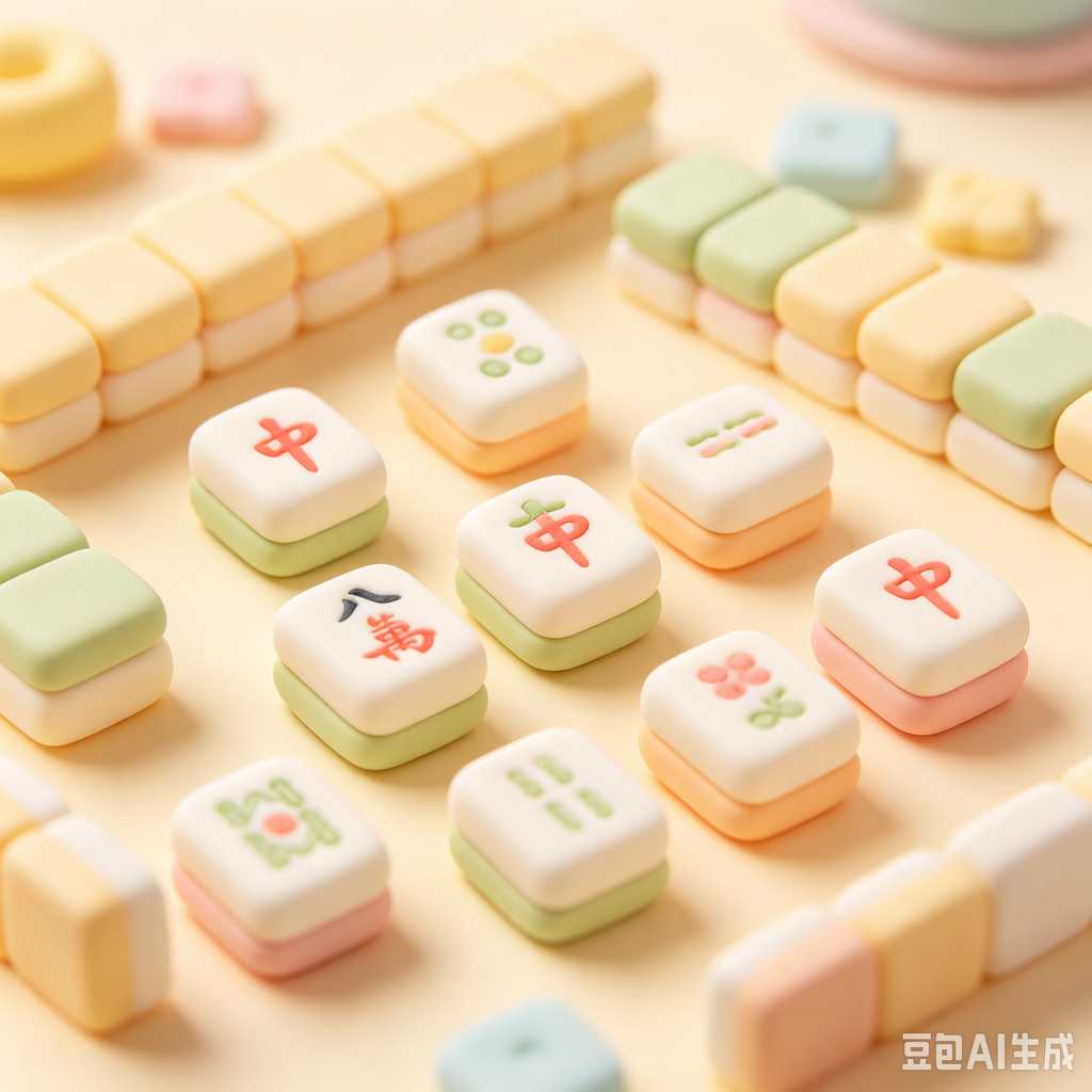 light mahjong set for easy carry